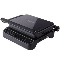 Gratar electric Gratar electric GR500BG 2000 W 10 programe LED control digital 30x23cm Negru/Sticla