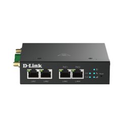 Router wireless M2M 4G, 2 x 10/100 RJ45, 2 x 10/100 RJ45 PoE, 1 x SIM, carcasa zinc rezistenta la coroziune