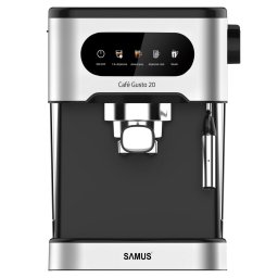 Espressor Espressor Manual CAFE GUSTO 20, 850W, 20 Bar, 1L, Duza Abur, Design Compact, Negru/Inox