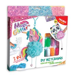 Set creativ Strigo ,,MAGIC GLITTER’ FA-TI PROPRIUL PANDANT 3D- PANDA SI UNICORN