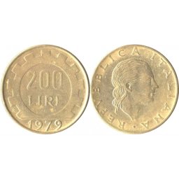 Italia 1978 - 200 lire, circulata