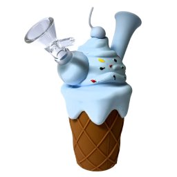 Urban Crew Bong silicon Ice Cream blue 14cm