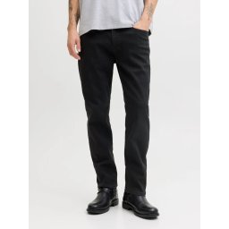 Jack & Jones Blugi barbati CLARK, cu talie medie si croiala Regular fit, Negru (SELECTATI MARIMEA: 34, SELECTATI LUNGIMEA: 32)