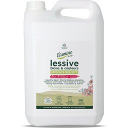 Detergent BIO rufe albe si colorate, flori cires si iasomie,format mare(165 spalari) Etamine du Lys