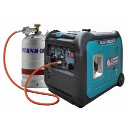 Generator de curent benzina/gaz Konner & Sohnen KS 5500iEG S monofazat invertor 5,5 kW pornire electrica