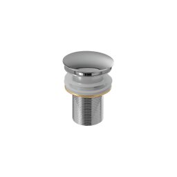 Gedy - Ventil de scurgere CLICK-CLACK pentru lavoar, diametru 6,6 cm, crom lucios