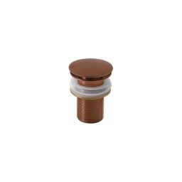 Gedy - Ventil de scurgere CLICK-CLACK pentru lavoar, diam. 6,6 cm, bronz