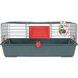 ZOLUX Cusca pentru iepuri, porcusori de Guineea Classic 80 cm gri/rosu