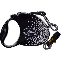FLEXI Glam Splash Crystal S Lesa banda 3m negru decorat cu cristale Swarovski