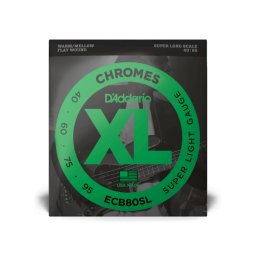 Daddario 40-95 Super Light Super Long Scale XL Chromes