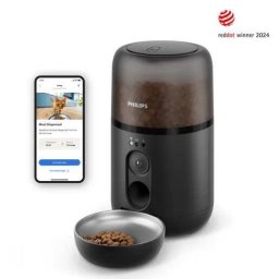 Hranitor Automat Inteligent Philips pentru Animale Seria PET cu Camera HD Incorporata Senzor de Miscare Notificari 4.5L