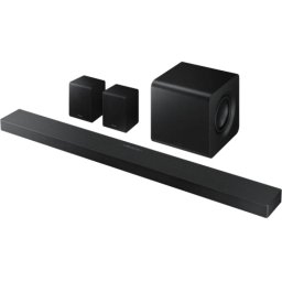 Sistem Soundbar Samsung HW-QS750F/EN 5.1.2 cu Subwoofer si 2 Difuzoare Telecomanda Bluetooth Negru