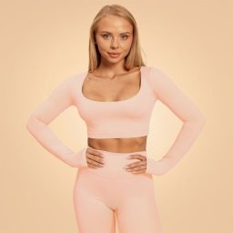 BeastPink Tricou cropped pentru femei Sense Pink M