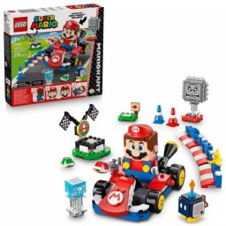 LEGO® Super Mario Mario Kart – LEGO® Mario interactiv și Kart Standard 72043