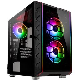 Carcasa Citadel Glass SE ARGB Micro-ATX Negru