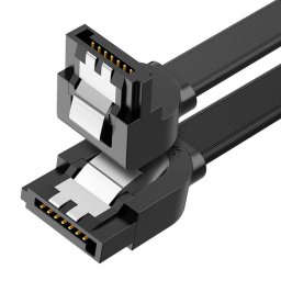 pentru transfer de date US217 Angle 2x SATA 450Mbps 50cm Negru