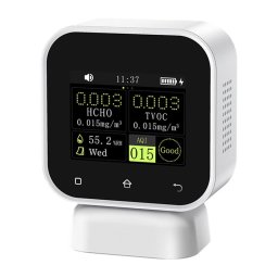 FNIRSI 4-IN-1 Indoor Air Quality Monitor Touchscreen Formaldehyde Detector SFD-02