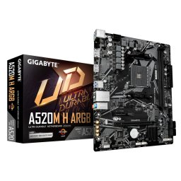 Placa de baza GIGABYTE A520M H ARGB motherboard