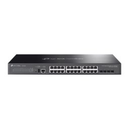 Switch TP-LINK SG5428X, 24 porturi, Black