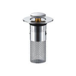 Dop de scurgere cu filtru din oțel inoxidabil 80 mm