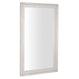 Oglindă retro, dimensiune 70x115 cm, culoare alb antichizat