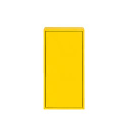 Boxie – dulap de perete cu o ușă, 80x40x37 cm, galben