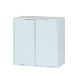 Dulap de perete Boxie cu 2 uși, 80x80x37 cm, albastru