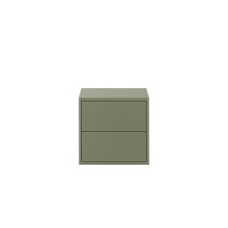Boxie – dulap de perete cu 2 sertare, 40x40x37 cm, verde