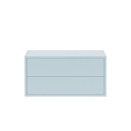Boxie – dulap de perete cu 2 sertare, 40x80x37 cm, albastru