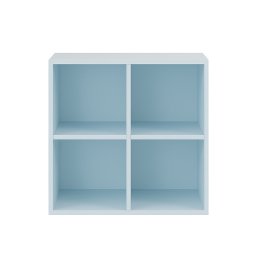 Dulap de perete deschis Boxie 80x80x37 cm, albastru
