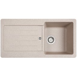 Chiuveta compozit Teka Kea 45B TG 1B 1D Sandbeige