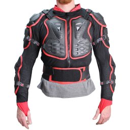Protectie cross enduro, Buzer VIG-20500, marime L, culoare negru rosu