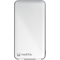 Baterie Externa Varta Energy, 5000mAh, 15W, 1 x USB-C - 2 x USB-A, Alba