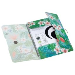Dosar Mapa Easy Orga To Go A4 PP, Inchidere cu Elastic, Motiv Ladylike Jungle
