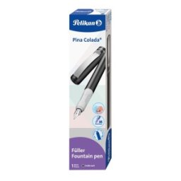 Stilou Pina Colada , Gri Metalizat, Penita M, Cutie Carton