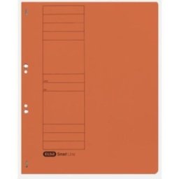 Dosar Carton A4, Portocaliu, Coperta Frontala 1/1, Manila 250 g/mp, cu Capse, Elba