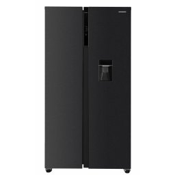 Side by Side Heinner HSBS-HM592NFDXWDE++ | 592L, No Frost, Clasa E, Inox, 90x73x177cm