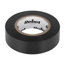 Banda izolatoare Rebel neagra 19 mm x 20 yd, grosime 0,13 mm