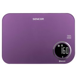 Cantar de bucatarie smart Sencor cu Bluetooth si aplicatie nutritionala, 5 kg