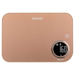 Cantar de bucatarie smart Sencor cu Bluetooth, 5 kg, precizie 1 g