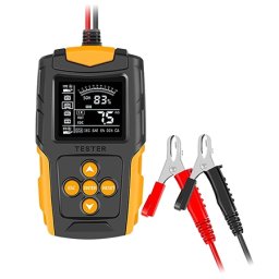 Tester digital pentru acumulatori auto 12V/24V, CCA, SOC/SOH si alternator