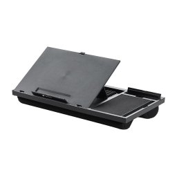 Suport laptop ergonomic ajustabil 7 pozitii cu mouse pad si suport telefon