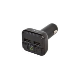 Modulator FM auto Akai FMT-20BT cu Bluetooth, USB/microSD si functie hands-free