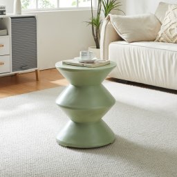 Masuta auxiliara Kyppeslo 47x36,5 cm verde menta, [en.casa]