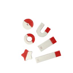 Set educativ cu magneti colorati pentru experimente si joaca, 6 piese