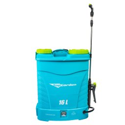 Vermorel cu acumulator TopGarden 12V/8Ah, 16L, lance telescopica inox