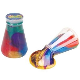 Slime curcubeu antistres pentru copii, non-toxic, 8 cm