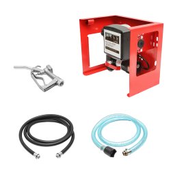 Kit pompa transfer motorina 12V cu contor, pistol si furtunuri 40L/min