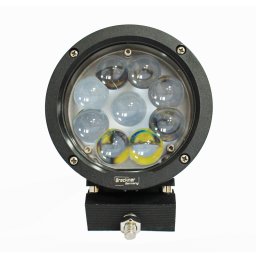 Lampa LED auto rotunda 45W, 15 LED-uri, 10-60V, unghi iluminare 60°