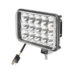 Lampa LED auto 45W cu 15 LED-uri, 2 faze, 10-30V, unghi 30°